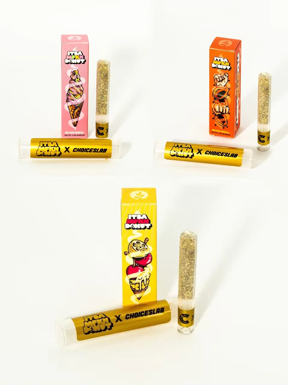 ITSAMFKNDONUT X CHOICESLAB INFUSED PREROLLS