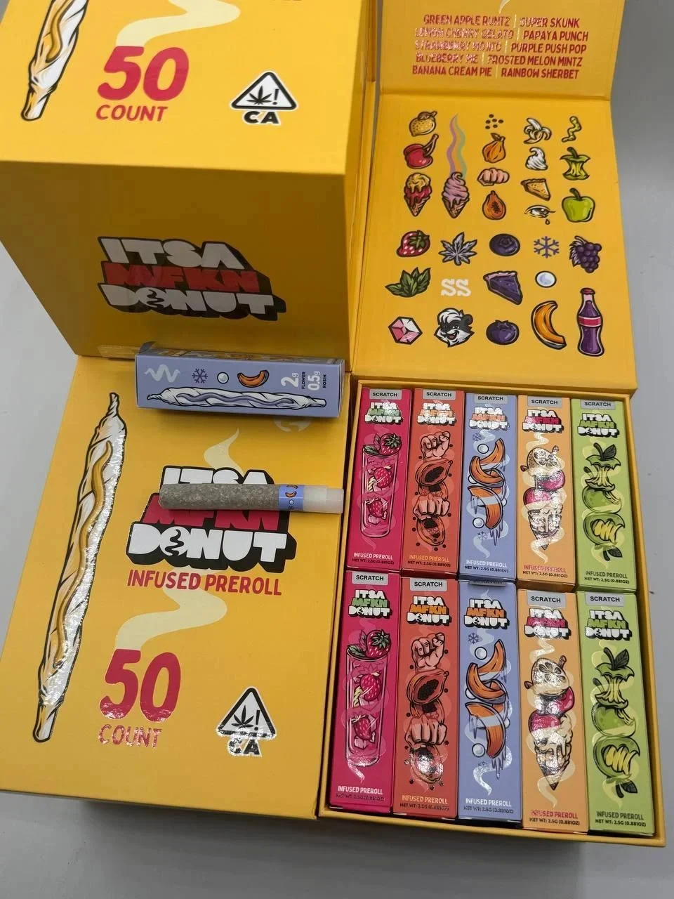 ITSAMFKNDONUT INFUSED PREROLLS